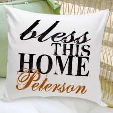 JDS Personalized Gifts Personalized Gift Family Name Cotton Throw Pillow JMSI1943